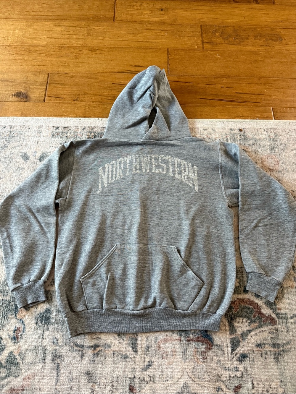Vintage Northwestern Gray Crewneck Hoodie